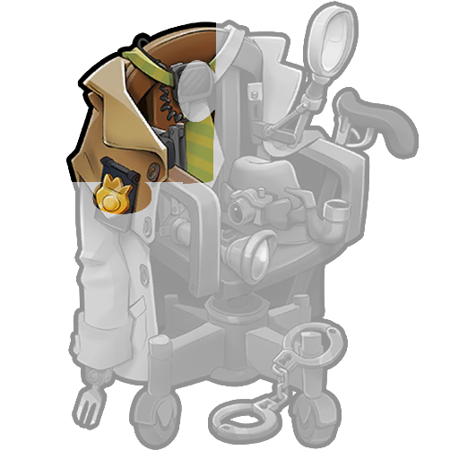 Part of Detective's Trench Coat