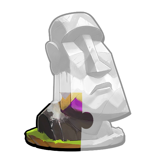 Part of Easter Statue